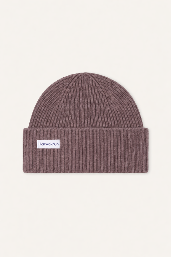 Men’s City Cashmere Blend Beanie (Mauve)
